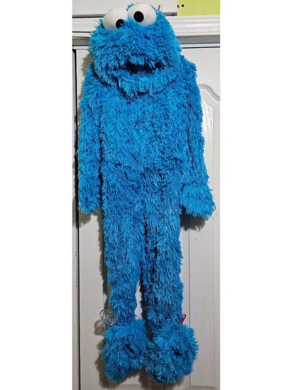 Cookie Monster Extra Plush Toddler Deluxe Costume 2T Sesame Street Furry Paws